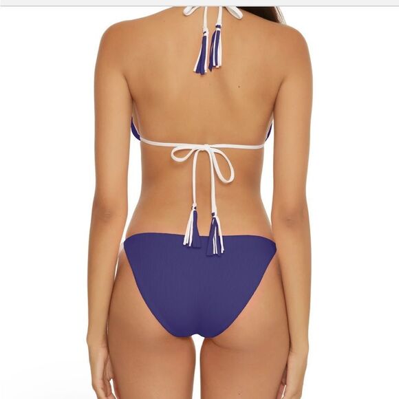 Becca Modern Reversible Rib Triangle Bikini
Bottom Starry Night $64 - Picture 8 of 9